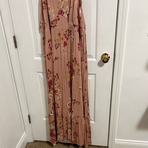 Torrid mauve dress with flowers